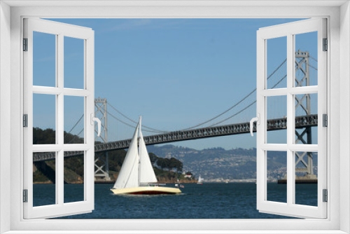 Fototapeta Naklejka Na Ścianę Okno 3D - Bay Bridge San Francisco