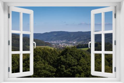 Fototapeta Naklejka Na Ścianę Okno 3D - Sommer im Sauerland
