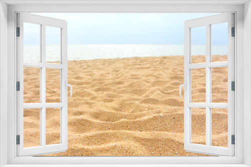 Fototapeta Naklejka Na Ścianę Okno 3D - sand beach