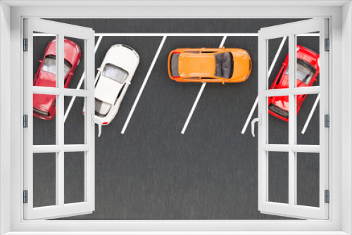 Fototapeta Naklejka Na Ścianę Okno 3D - Bad parking. Improperly parked car
