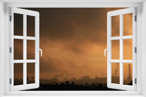 Fototapeta Naklejka Na Ścianę Okno 3D - smog