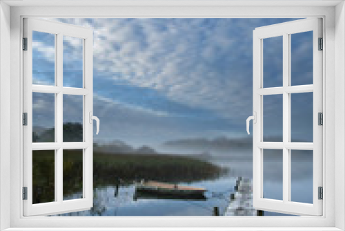 Fototapeta Naklejka Na Ścianę Okno 3D - View on a beautiful  lake in scandinavia in denmark
