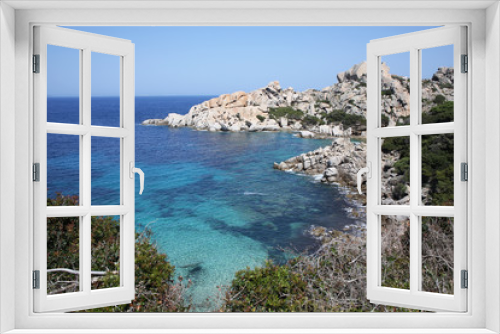 Fototapeta Naklejka Na Ścianę Okno 3D - Idyllic bay on Sardinia Island, Italy
