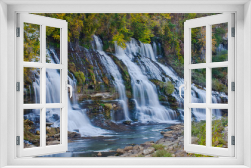Fototapeta Naklejka Na Ścianę Okno 3D - Twin Falls Rock Island State Park Tennessee