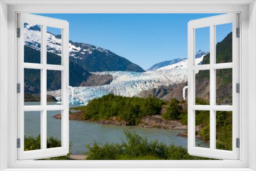 Fototapeta Naklejka Na Ścianę Okno 3D - Mendenhall Glacier during summer