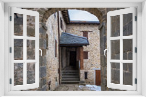 Fototapeta Naklejka Na Ścianę Okno 3D - Borgo medievale