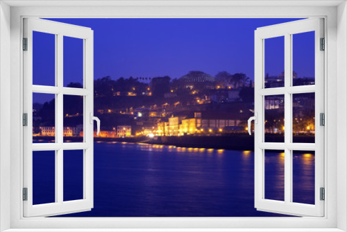 Fototapeta Naklejka Na Ścianę Okno 3D - Panorama of Porto along Douro River