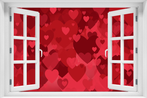 vector background with hearts, Valentine's Day