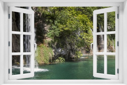 Fototapeta Naklejka Na Ścianę Okno 3D - Plitvicer Seen, Kroatien