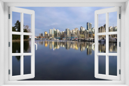 Fototapeta Naklejka Na Ścianę Okno 3D - Vancouver skyline