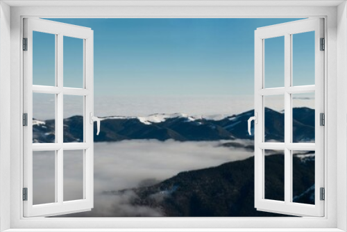 Fototapeta Naklejka Na Ścianę Okno 3D - panorama mountain range