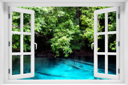 Fototapeta Naklejka Na Ścianę Okno 3D - blue pool, krabi, thailand