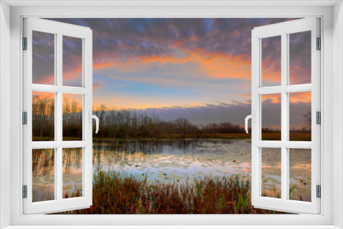 Fototapeta Naklejka Na Ścianę Okno 3D - Everglades dawn