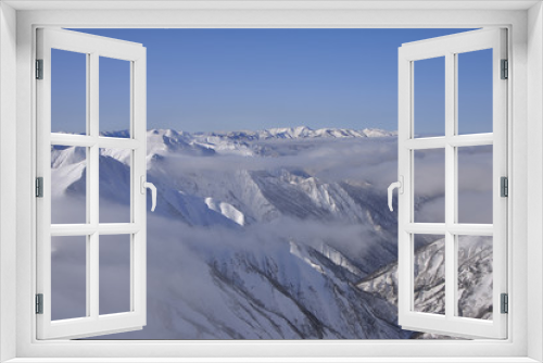 Fototapeta Naklejka Na Ścianę Okno 3D - 谷川岳から望む三国山脈