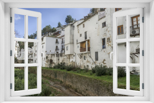 Fototapeta Naklejka Na Ścianę Okno 3D - Pueblos blancos de la provincia de Cádiz, Setenil de las Bodegas