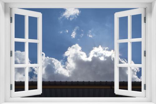 Fototapeta Naklejka Na Ścianę Okno 3D - The clouds on the sky 