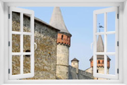 Fototapeta Naklejka Na Ścianę Okno 3D - Fort in Kamjanets-Podolsk, Ukraine