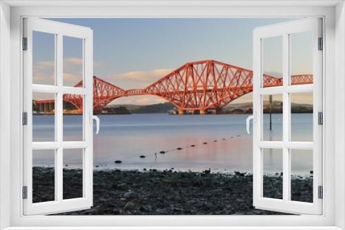 Fototapeta Naklejka Na Ścianę Okno 3D - Forth Bridge near Edinburgh, UK, 2013