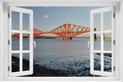 Fototapeta Naklejka Na Ścianę Okno 3D - The Forth Bridge near Edinburgh, Scotland