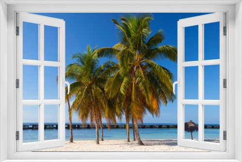 Fototapeta Naklejka Na Ścianę Okno 3D - On the beach Playa Giron, Cuba.