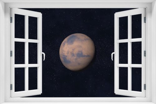 Fototapeta Naklejka Na Ścianę Okno 3D - Planet Mars in Space