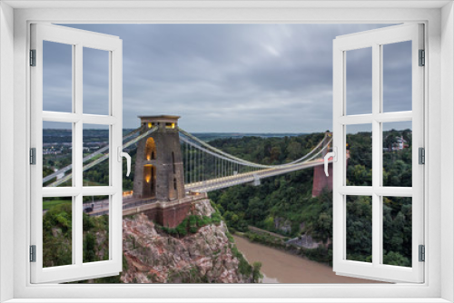 Fototapeta Naklejka Na Ścianę Okno 3D - Clifton Suspension Bridge Bristol, United Kingdom