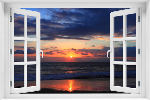 Fototapeta Naklejka Na Ścianę Okno 3D - sunset on maui
