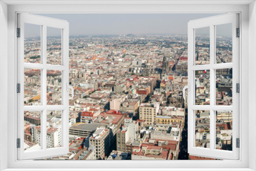 Fototapeta Naklejka Na Ścianę Okno 3D - Aerial view of Mexico City