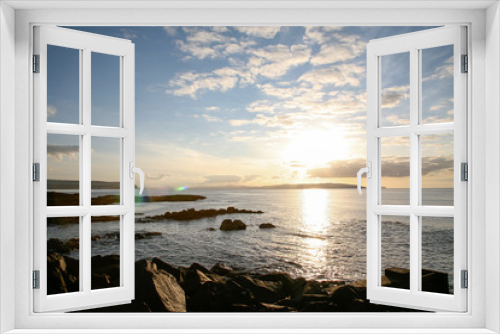 Fototapeta Naklejka Na Ścianę Okno 3D - Irish Sunset North Coast