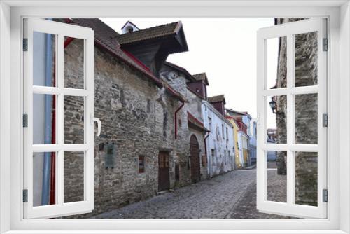 Fototapeta Naklejka Na Ścianę Okno 3D - streets of the old town
