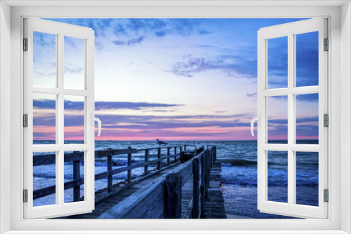Fototapeta Naklejka Na Ścianę Okno 3D - Kühlungsborn Blick auf das Meer 