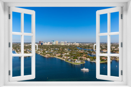 Fototapeta Naklejka Na Ścianę Okno 3D - Aerial Fort Lauderdale, Florida