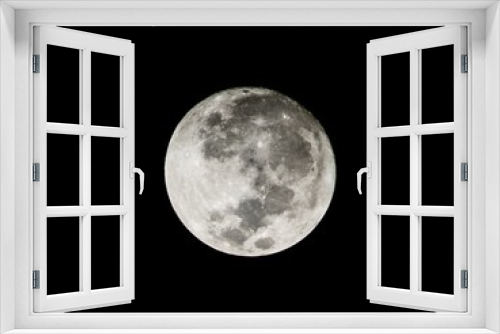 Fototapeta Naklejka Na Ścianę Okno 3D - Full Moon Super Moon on supermoon day