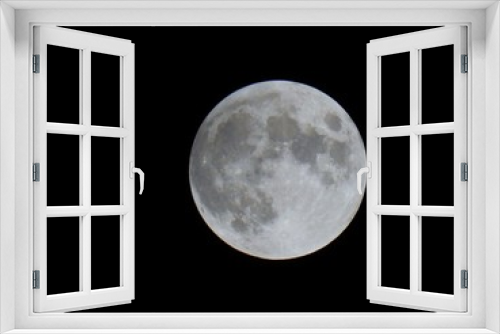 Fototapeta Naklejka Na Ścianę Okno 3D - Luna piena  prima dell'eclissi
