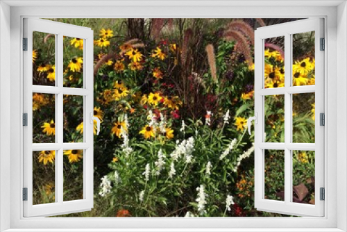 Fototapeta Naklejka Na Ścianę Okno 3D - Beautiful flower settin