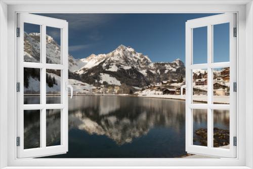 Fototapeta Naklejka Na Ścianę Okno 3D - Lake Eugenisee in Winter