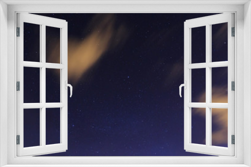 Fototapeta Naklejka Na Ścianę Okno 3D - view on stars in night sky