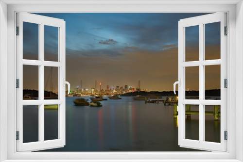 Fototapeta Naklejka Na Ścianę Okno 3D - Sydney Night View