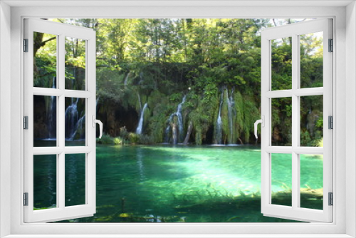 Fototapeta Naklejka Na Ścianę Okno 3D - Plitvice lake national park Croatia