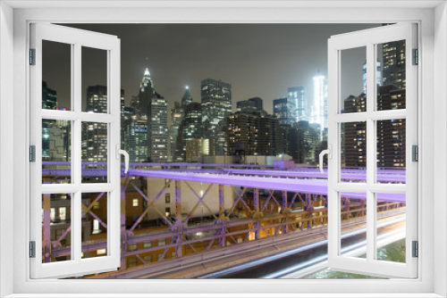 Fototapeta Naklejka Na Ścianę Okno 3D - New York - Skyline