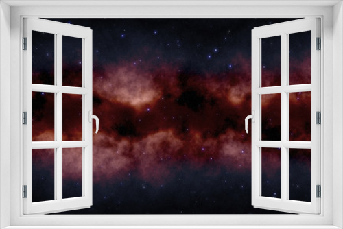 Fototapeta Naklejka Na Ścianę Okno 3D - Milky Way - big background