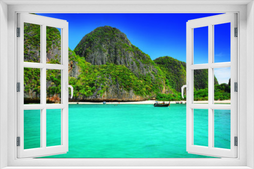 Fototapeta Naklejka Na Ścianę Okno 3D - Maya Bay