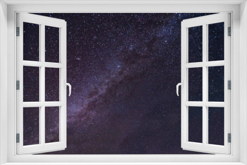 Fototapeta Naklejka Na Ścianę Okno 3D - Grain or noise milkyway galaxy stars view for cosmos background