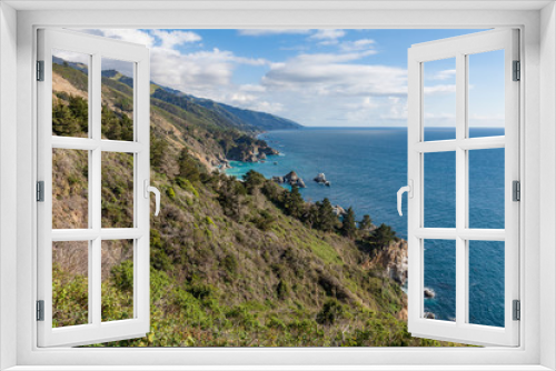 Fototapeta Naklejka Na Ścianę Okno 3D - Scenic California Coast Landscape near Big Sur