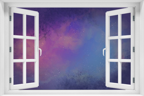 Fototapeta Naklejka Na Ścianę Okno 3D - Starry skies / space / digital painting