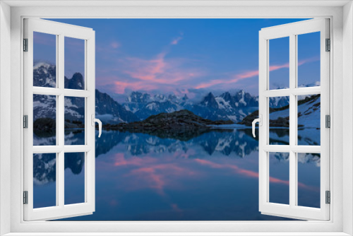 Fototapeta Naklejka Na Ścianę Okno 3D - Lac Blanc, Graian Alps, France