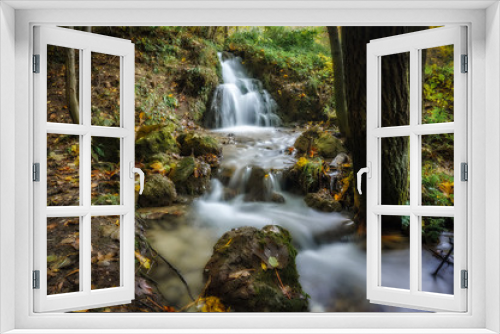 Fototapeta Naklejka Na Ścianę Okno 3D - Sumi waterfall 