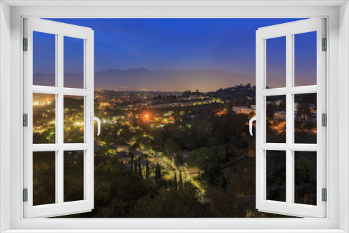 Fototapeta Naklejka Na Ścianę Okno 3D - Los Angeles country side view from top