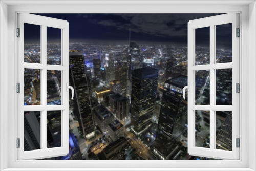 Fototapeta Naklejka Na Ścianę Okno 3D - Downtown Los Angeles