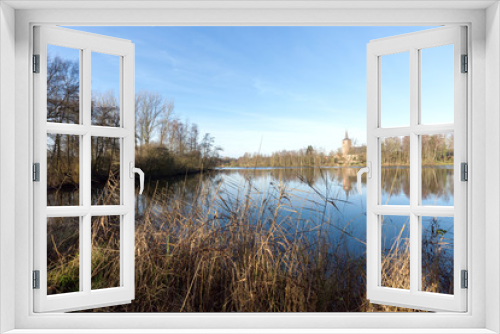 Fototapeta Naklejka Na Ścianę Okno 3D - Winter Panorama Lake Born / Germany